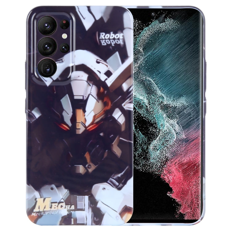 Painted Pattern Precise Hole PC Phone Case, For Samsung Galaxy S22 Ultra 5G