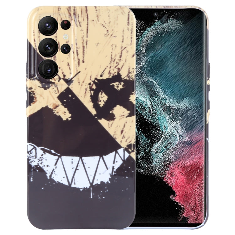 Painted Pattern Precise Hole PC Phone Case, For Samsung Galaxy S22 Ultra 5G