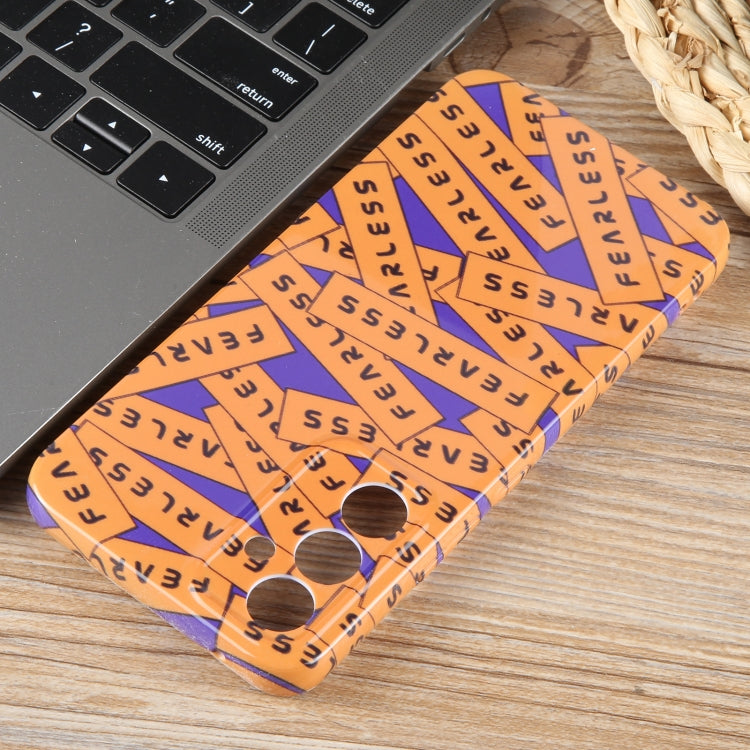 Painted Pattern Precise Hole PC Phone Case, For Samsung Galaxy S22+ 5G