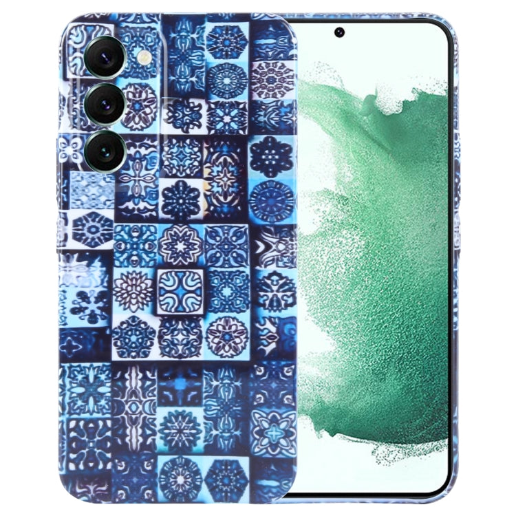 Painted Pattern Precise Hole PC Phone Case, For Samsung Galaxy S22+ 5G