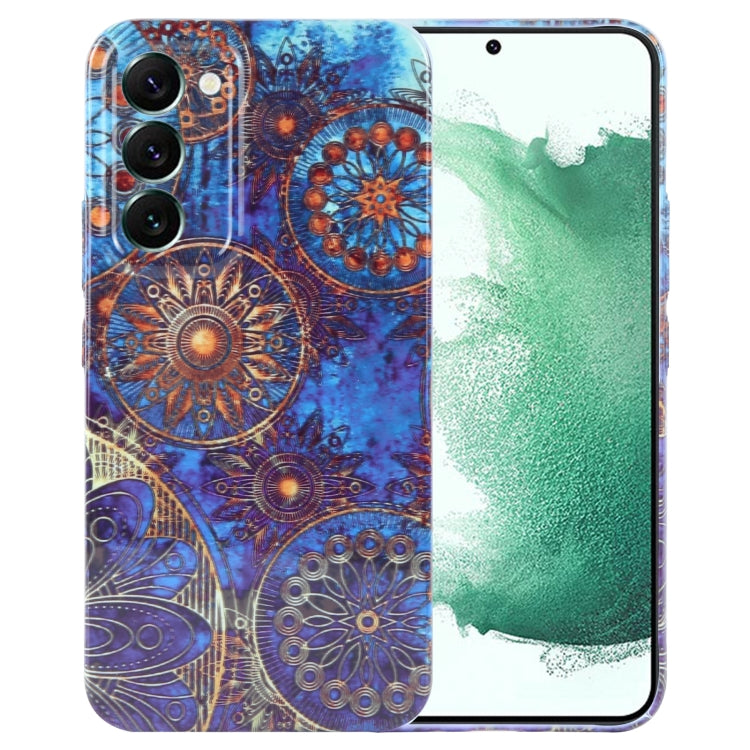 Painted Pattern Precise Hole PC Phone Case, For Samsung Galaxy S22+ 5G
