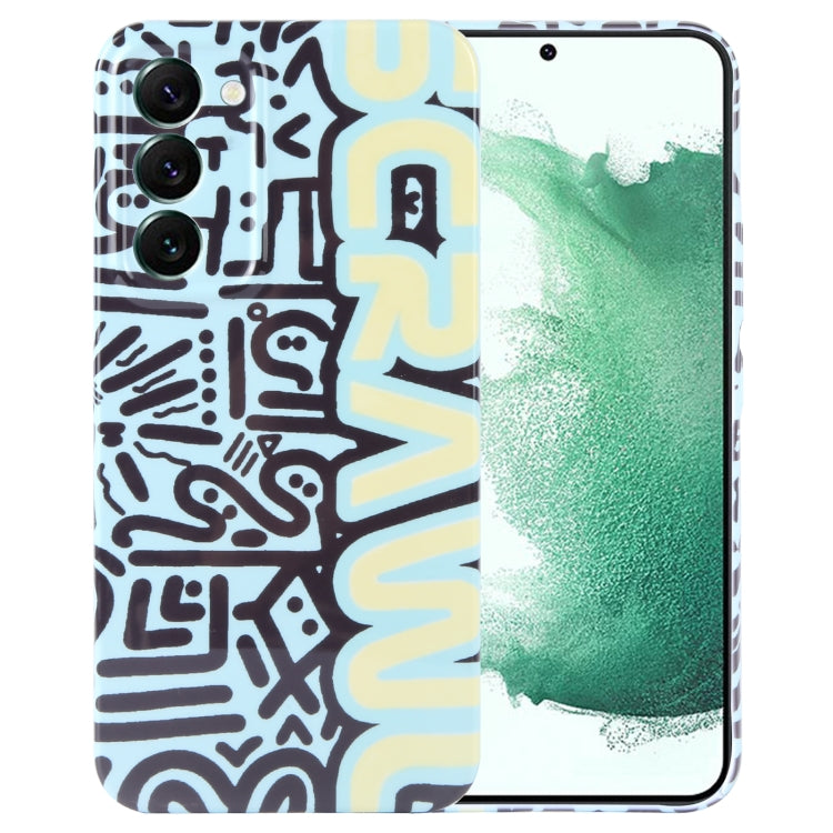 Painted Pattern Precise Hole PC Phone Case, For Samsung Galaxy S22+ 5G
