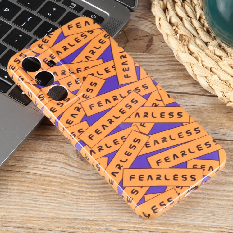 Painted Pattern Precise Hole PC Phone Case, For Samsung Galaxy S22 5G
