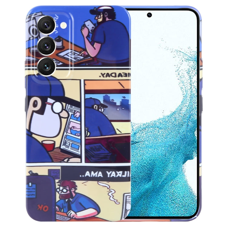 Painted Pattern Precise Hole PC Phone Case, For Samsung Galaxy S22 5G