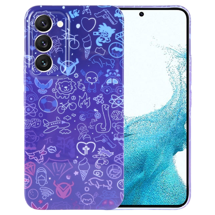 Painted Pattern Precise Hole PC Phone Case, For Samsung Galaxy S22 5G