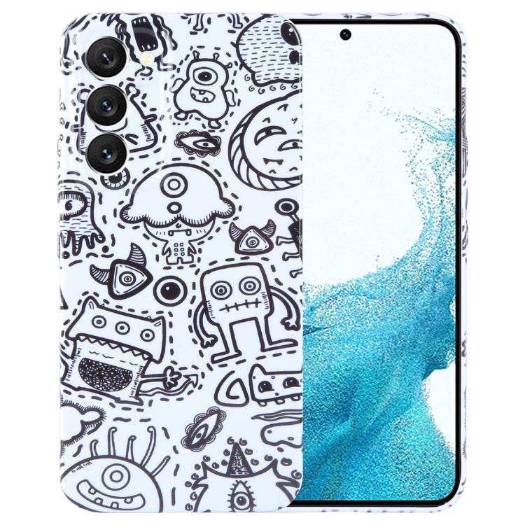 Painted Pattern Precise Hole PC Phone Case, For Samsung Galaxy S22 5G