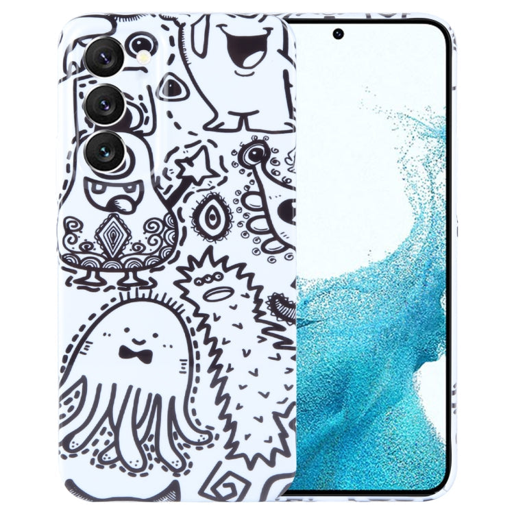 Painted Pattern Precise Hole PC Phone Case, For Samsung Galaxy S22 5G