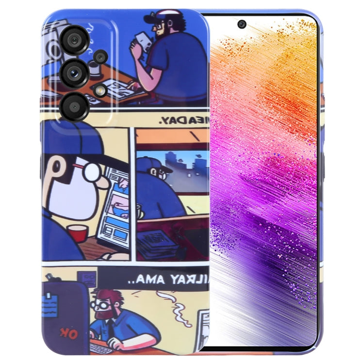 Painted Pattern Precise Hole PC Phone Case, For Samsung Galaxy A73 5G