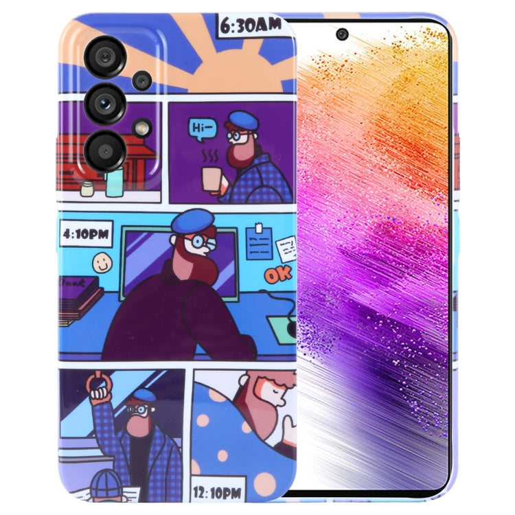 Painted Pattern Precise Hole PC Phone Case, For Samsung Galaxy A73 5G