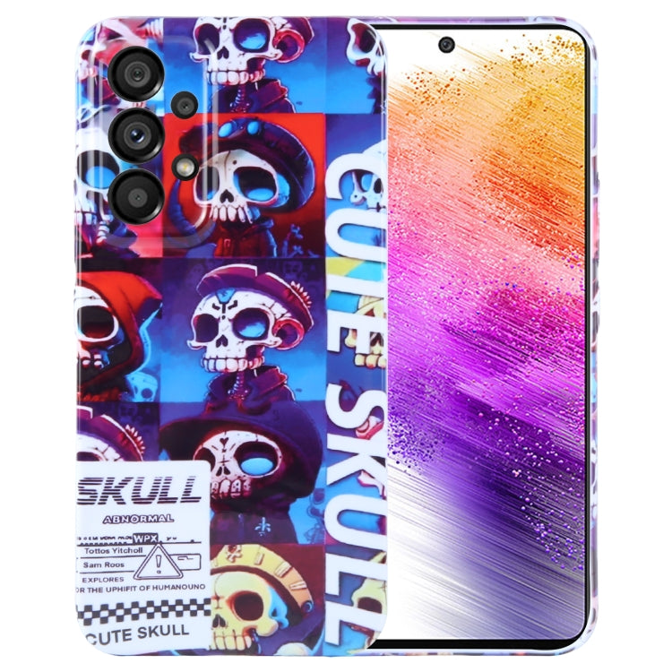 Painted Pattern Precise Hole PC Phone Case, For Samsung Galaxy A73 5G