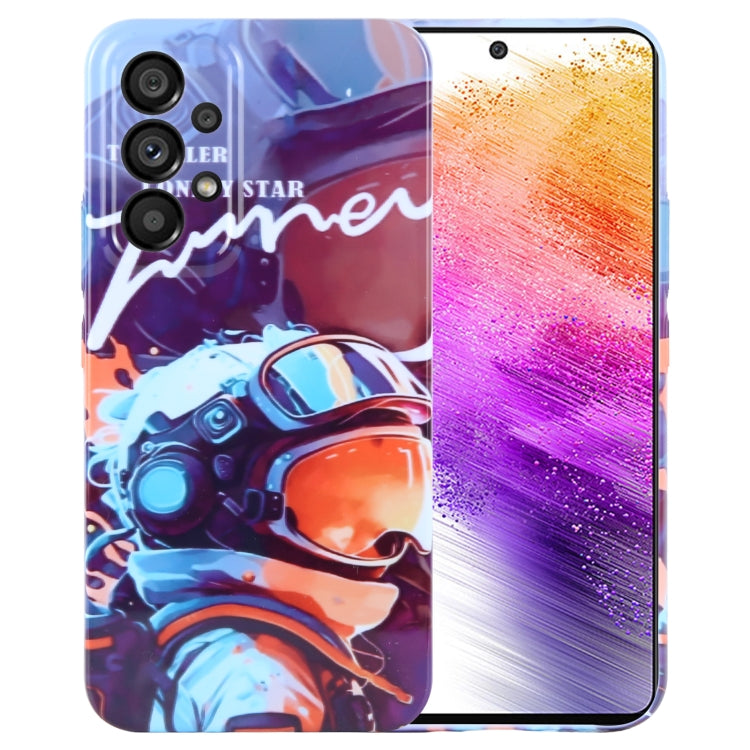 Painted Pattern Precise Hole PC Phone Case, For Samsung Galaxy A73 5G