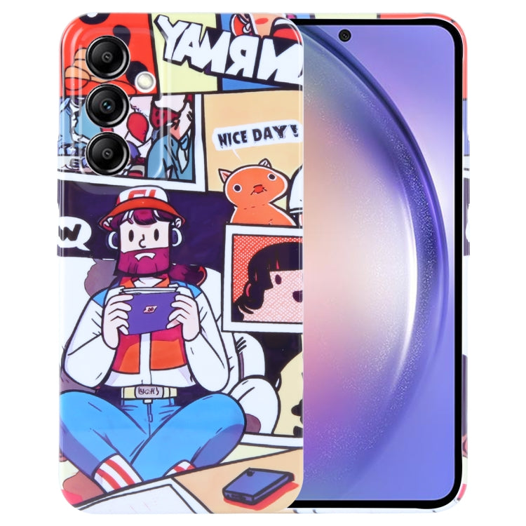 Painted Pattern Precise Hole PC Phone Case, For Samsung Galaxy A54 5G