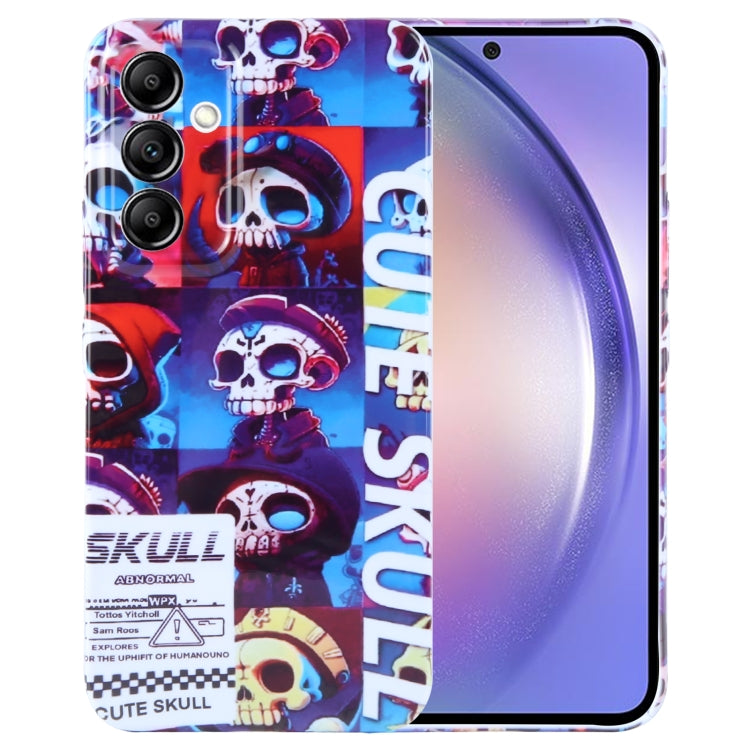 Painted Pattern Precise Hole PC Phone Case, For Samsung Galaxy A54 5G