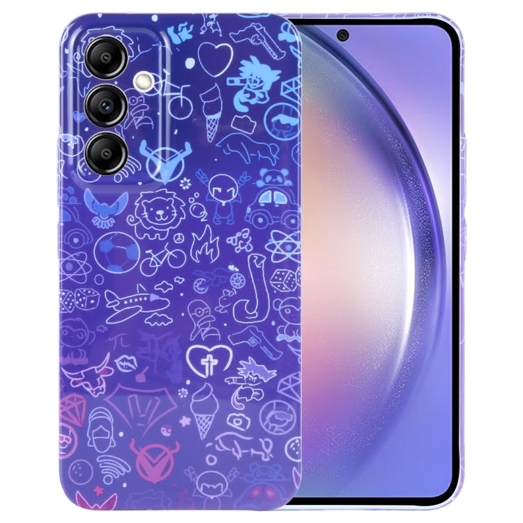Painted Pattern Precise Hole PC Phone Case, For Samsung Galaxy A54 5G