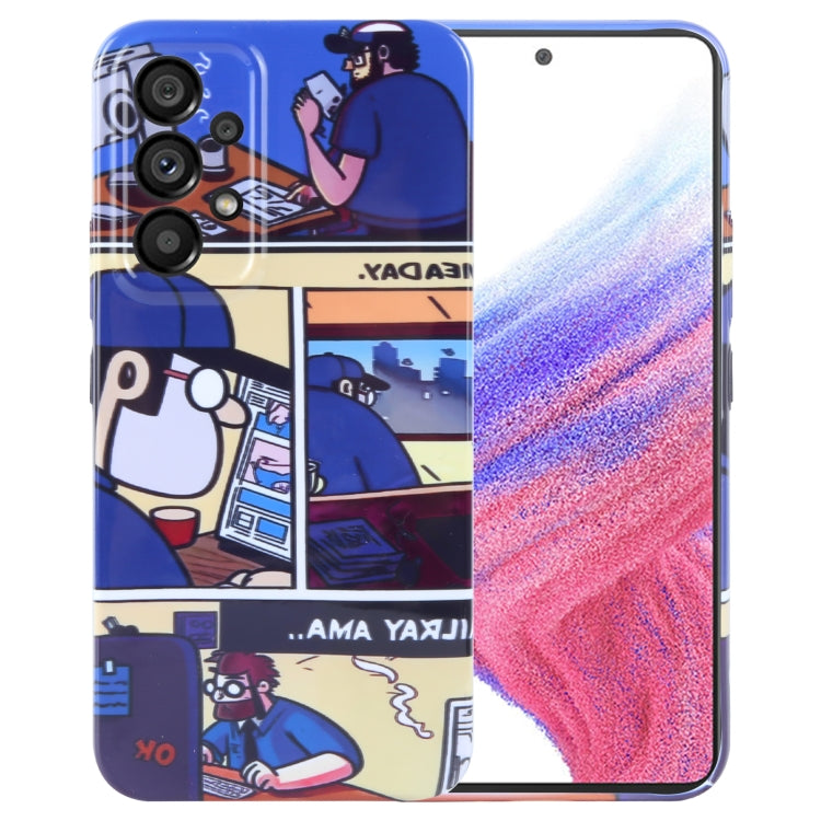 Painted Pattern Precise Hole PC Phone Case, For Samsung Galaxy A53 5G