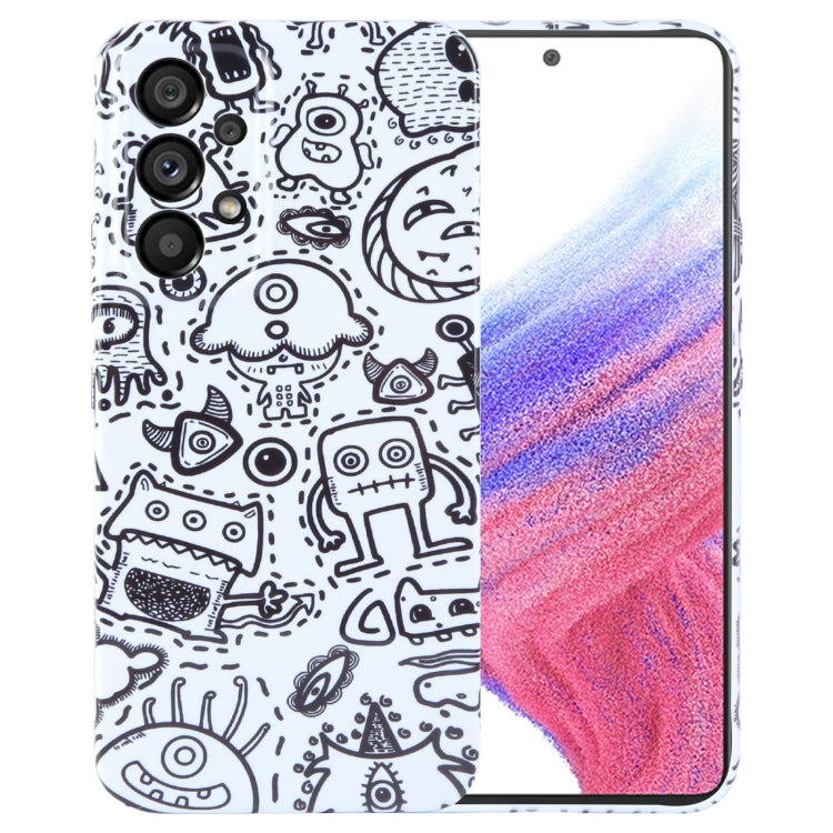 Painted Pattern Precise Hole PC Phone Case, For Samsung Galaxy A53 5G