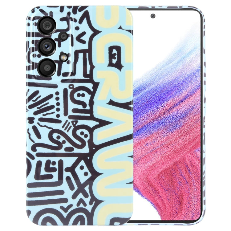 Painted Pattern Precise Hole PC Phone Case, For Samsung Galaxy A53 5G