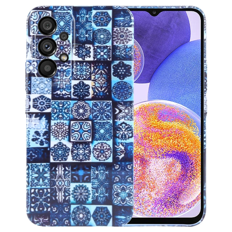Painted Pattern Precise Hole PC Phone Case, For Samsung Galaxy A23