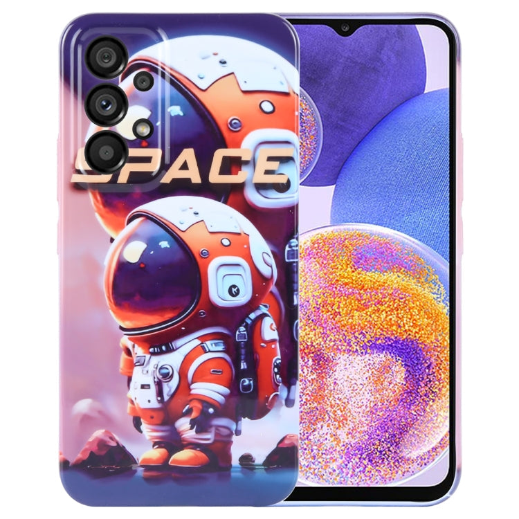 Painted Pattern Precise Hole PC Phone Case, For Samsung Galaxy A23