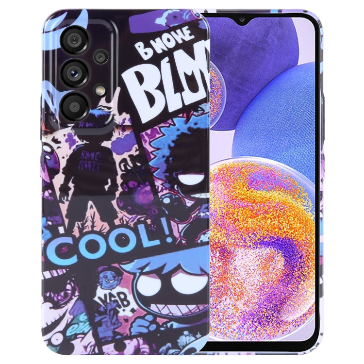 Painted Pattern Precise Hole PC Phone Case, For Samsung Galaxy A23