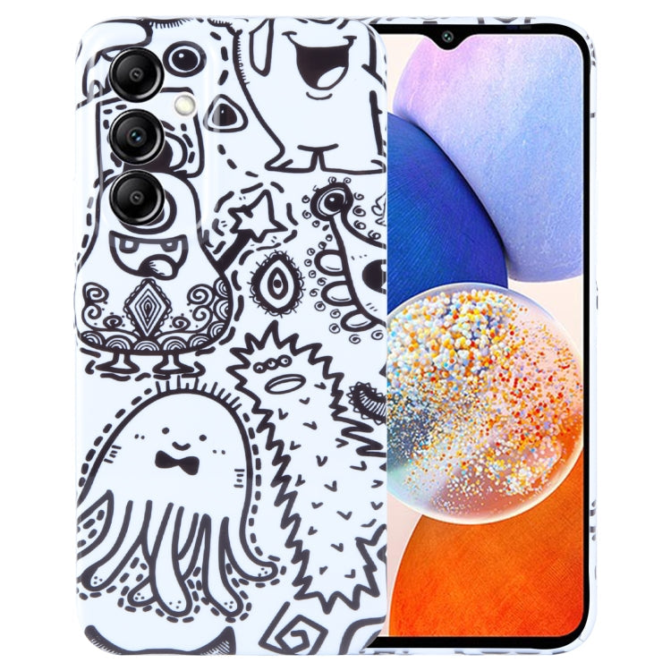 Painted Pattern Precise Hole PC Phone Case, For Samsung Galaxy A14 5G