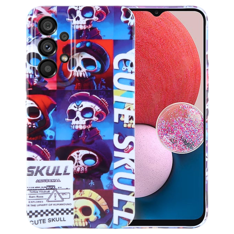 Painted Pattern Precise Hole PC Phone Case, For Samsung Galaxy A13 4G