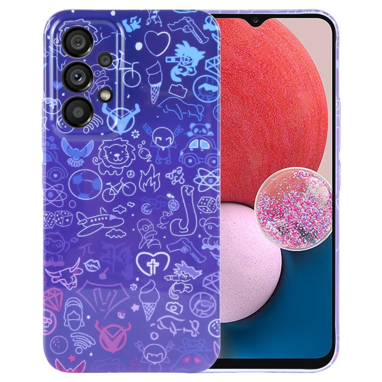 Painted Pattern Precise Hole PC Phone Case, For Samsung Galaxy A13 4G