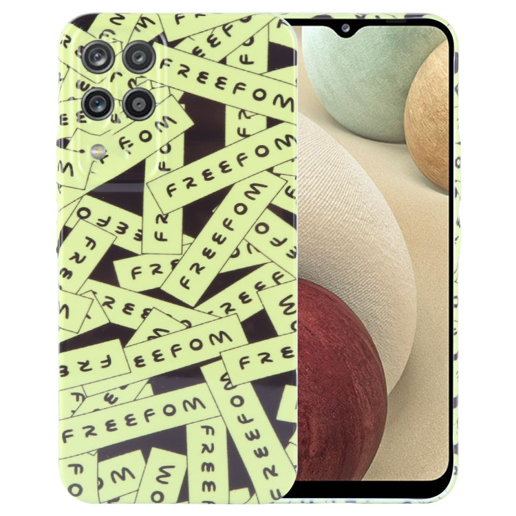 Painted Pattern Precise Hole PC Phone Case, For Samsung Galaxy A12