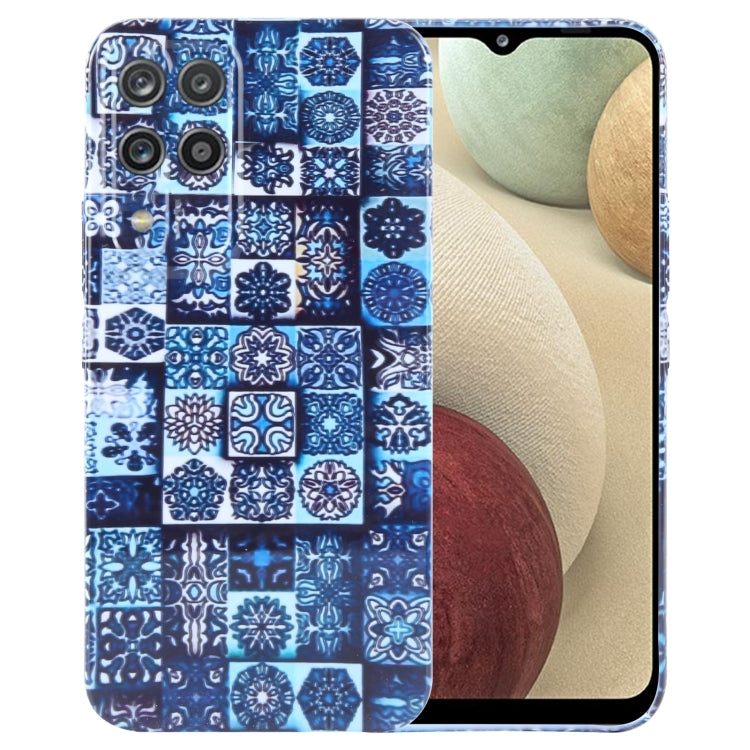 Painted Pattern Precise Hole PC Phone Case, For Samsung Galaxy A12