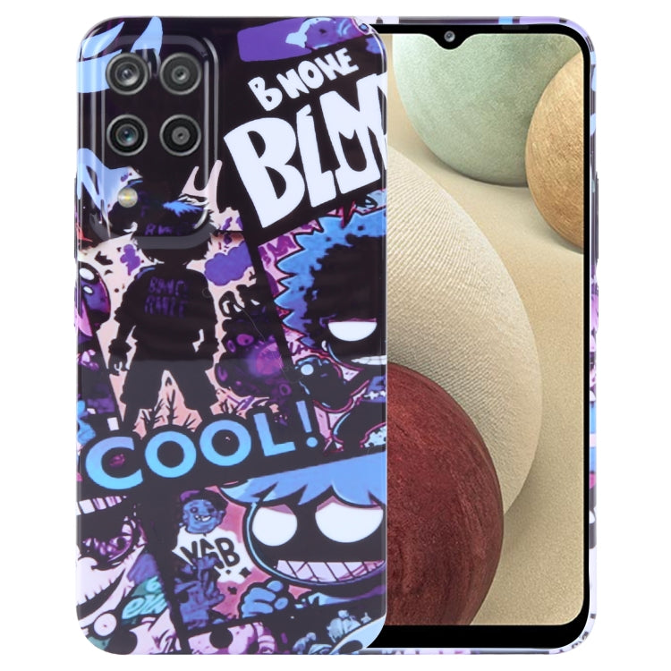 Painted Pattern Precise Hole PC Phone Case, For Samsung Galaxy A12