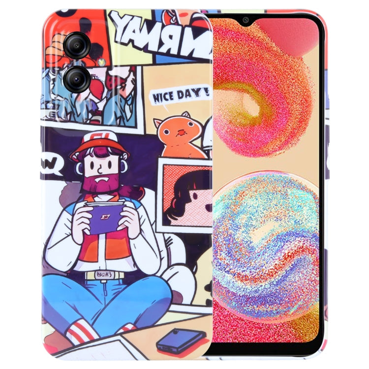 Painted Pattern Precise Hole PC Phone Case, For Samsung Galaxy A04e