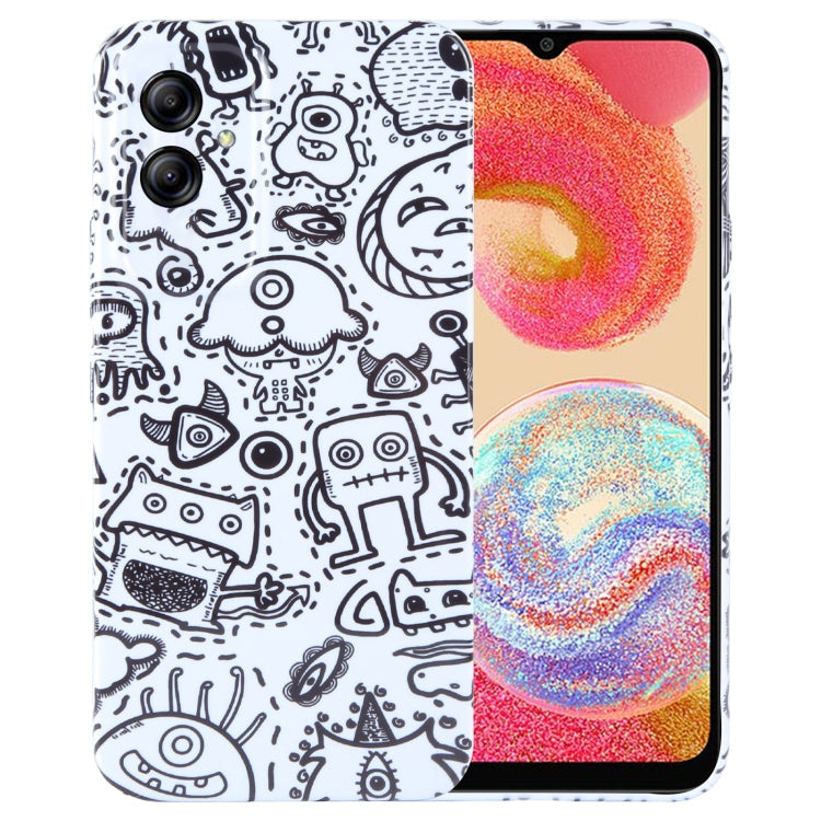 Painted Pattern Precise Hole PC Phone Case, For Samsung Galaxy A04e