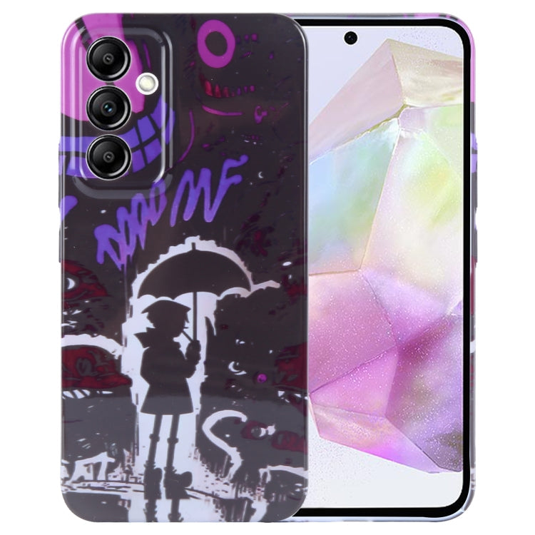 Painted Pattern Precise Hole PC Phone Case, For Samsung Galaxy A35 5G