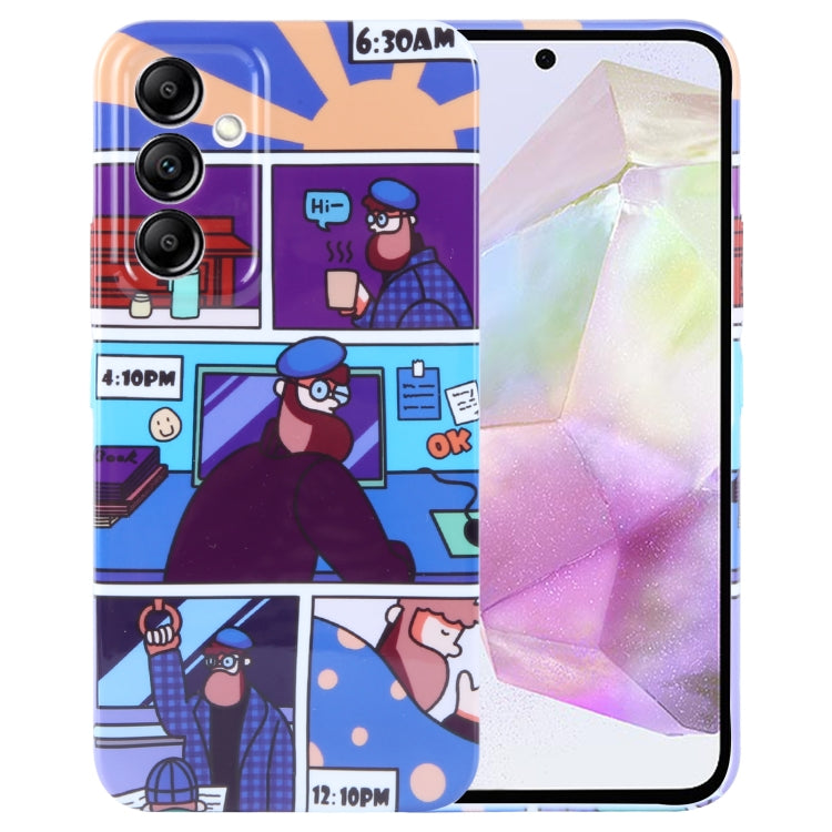 Painted Pattern Precise Hole PC Phone Case, For Samsung Galaxy A35 5G