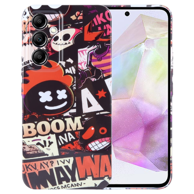 Painted Pattern Precise Hole PC Phone Case, For Samsung Galaxy A35 5G