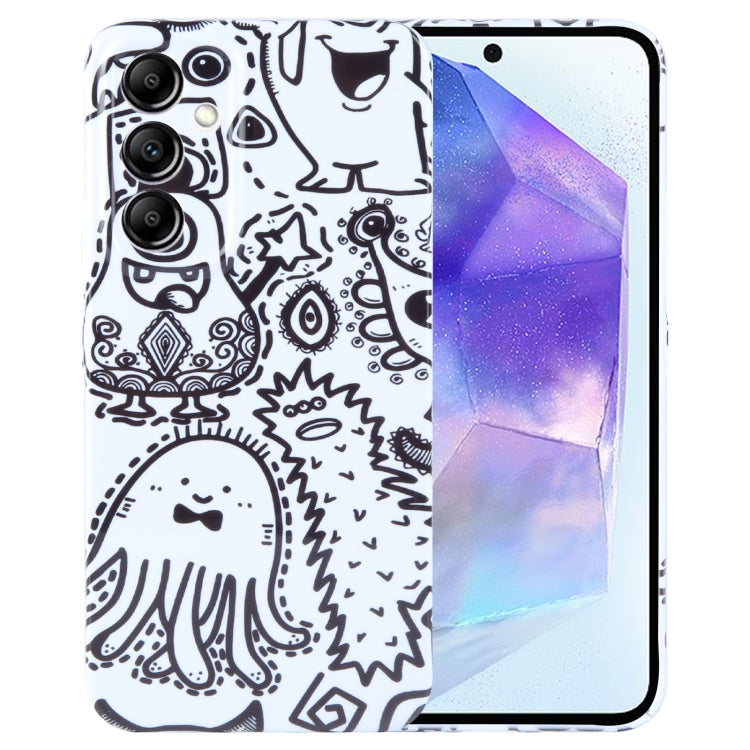Painted Pattern Precise Hole PC Phone Case, For Samsung Galaxy A55 5G