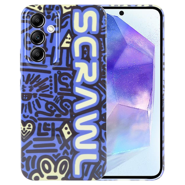 Painted Pattern Precise Hole PC Phone Case, For Samsung Galaxy A55 5G