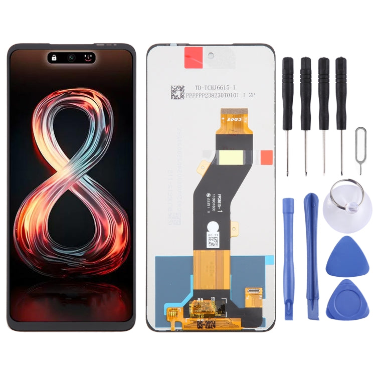 OEM LCD Screen with Digitizer Full Assembly, For Infinix Note 40 5G X6852, For Infinix Smart 8 Pro X6525B, For Infinix Smart 8 Plus X6526, For Infinix GT 20 Pro 5G X6871, For Infinix Note 40 Pro 4G X6850, For Infinix Note 40 Pro+ 5G X6851B             ...