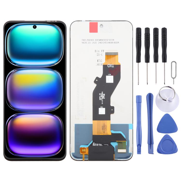OEM LCD Screen with Digitizer Full Assembly, For Infinix GT 50 Pro X6891, For Infinix Note Edge X6887, For Infinix Note 60 Pro X6878, For Infinix Note 60 X6879, For Infinix GT 30 5G X6876, For Infinix Hot 60 5G X6726, For Infinix Hot 60 Pro 4G X6885   ...