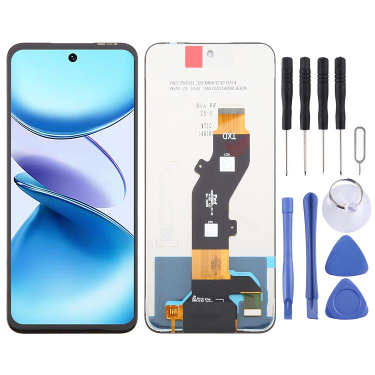OEM LCD Screen with Digitizer Full Assembly, For Infinix GT 50 Pro X6891, For Infinix Note Edge X6887, For Infinix Note 60 Pro X6878, For Infinix Note 60 X6879, For Infinix GT 30 5G X6876, For Infinix Hot 60 5G X6726, For Infinix Hot 60 Pro 4G X6885   ...