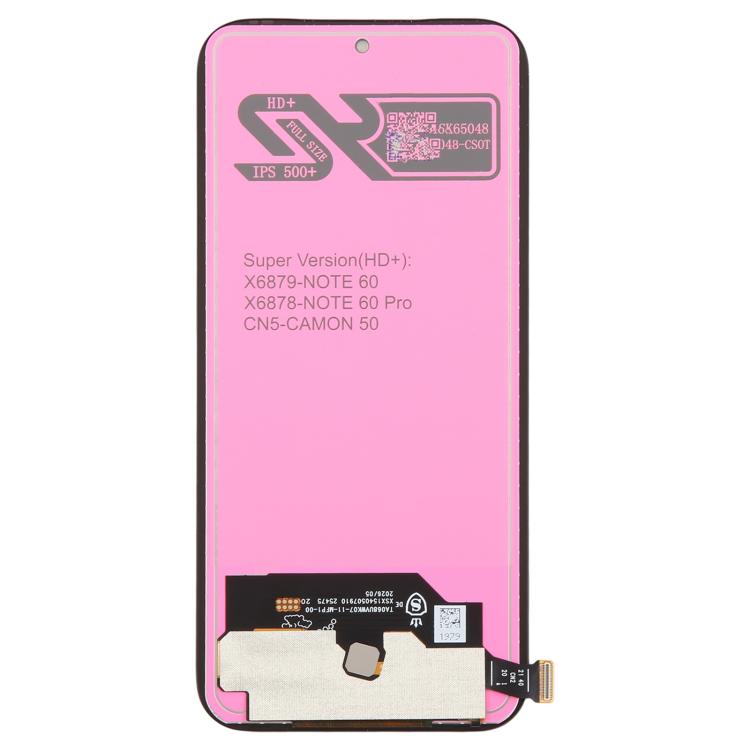 OEM LCD Screen with Digitizer Full Assembly, For Infinix GT 50 Pro X6891, For Infinix Note Edge X6887, For Infinix Note 60 Pro X6878, For Infinix Note 60 X6879, For Infinix GT 30 5G X6876, For Infinix Hot 60 5G X6726, For Infinix Hot 60 Pro 4G X6885   ...