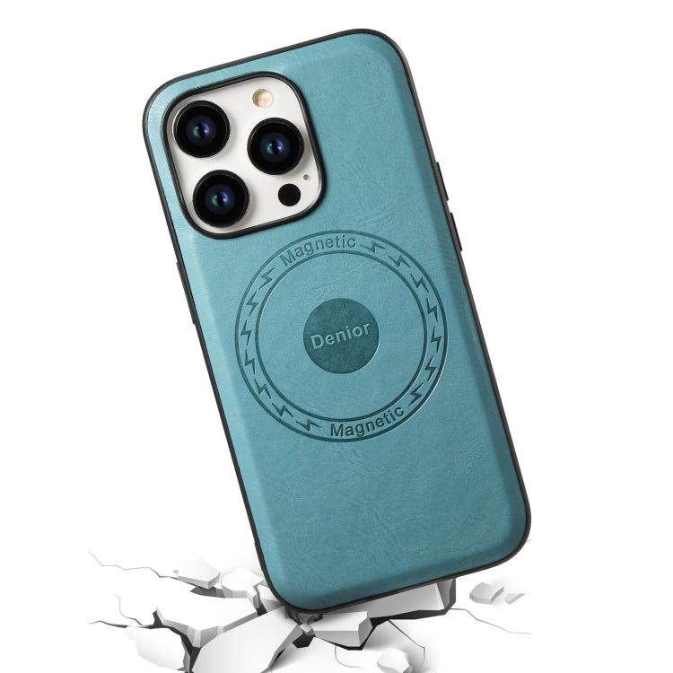 Denior Cowhide Texture Leather MagSafe Phone Case, For iPhone 13 Pro Max, For iPhone 13 Pro, For iPhone 12/12 Pro, For iPhone 12 Pro Max