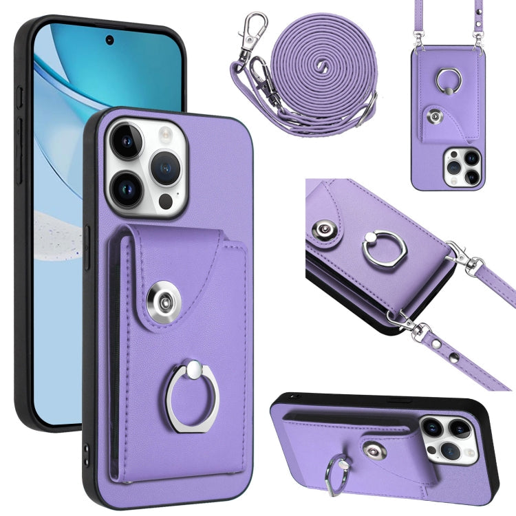 Organ Card Bag Ring Holder Phone Case with Long Lanyard, For iPhone Air, For iPhone 16 Pro Max, For iPhone 16 Pro, For iPhone 16 Plus
