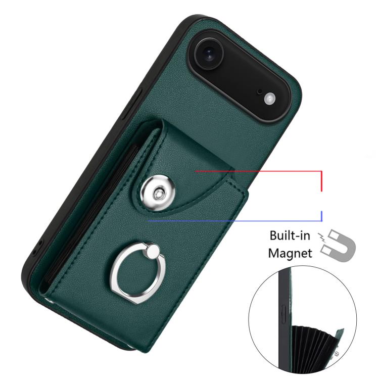 Organ Card Bag Ring Holder Phone Case with Long Lanyard, For iPhone Air, For iPhone 16 Pro Max, For iPhone 16 Pro, For iPhone 16 Plus