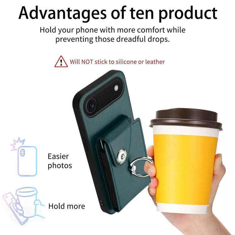 Organ Card Bag Ring Holder Phone Case with Long Lanyard, For iPhone Air, For iPhone 16 Pro Max, For iPhone 16 Pro, For iPhone 16 Plus