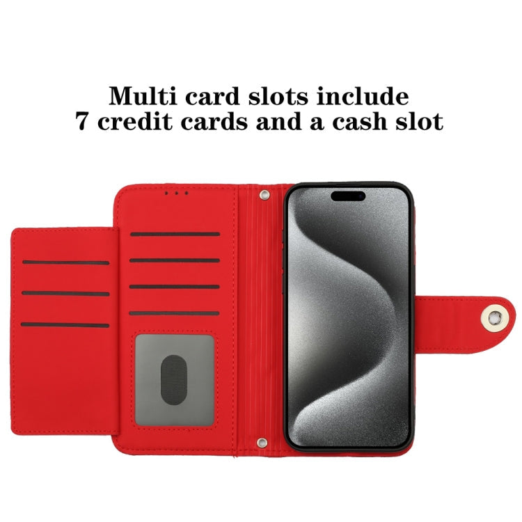 Rhombic Texture Flip Leather Phone Case with Lanyard, For iPhone 14 Pro Max, For iPhone SE 2022 / 2020 / 8 / 7, For iPhone 13 Pro Max, For iPhone 13 Pro