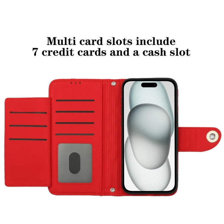 Rhombic Texture Flip Leather Phone Case with Lanyard, For iPhone SE 2024, For iPhone 16 Pro Max, For iPhone 16 Pro, For iPhone 16 Plus
