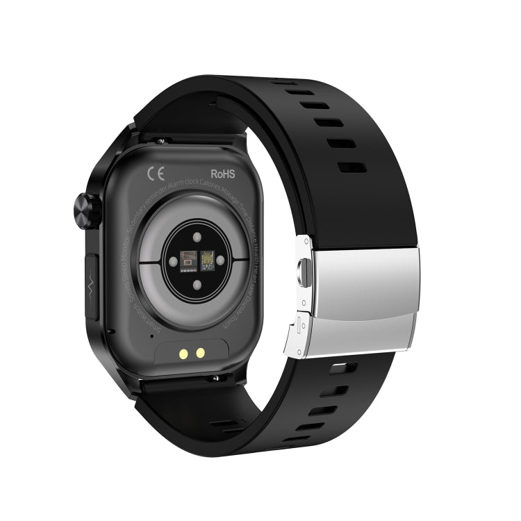 ET580 2.04 inch AMOLED Screen Sports Smart Watch Support Bluetooth Call /  ECG Function