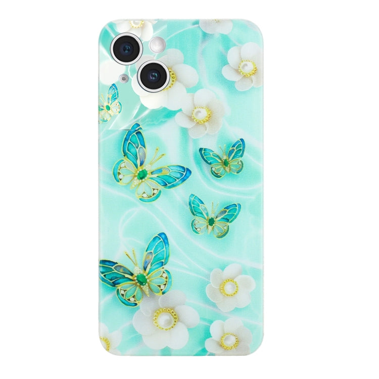 Colorful Painting Pattern TPU Phone Case, For iPhone 15 Plus, For iPhone 15, For iPhone 14 Plus