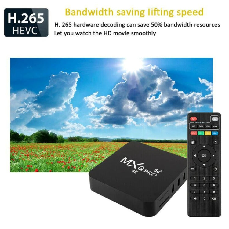 MXQ Pro RK3228A Quad-Core CPU 4K HD Network Set-Top Box, 2GB+16GB